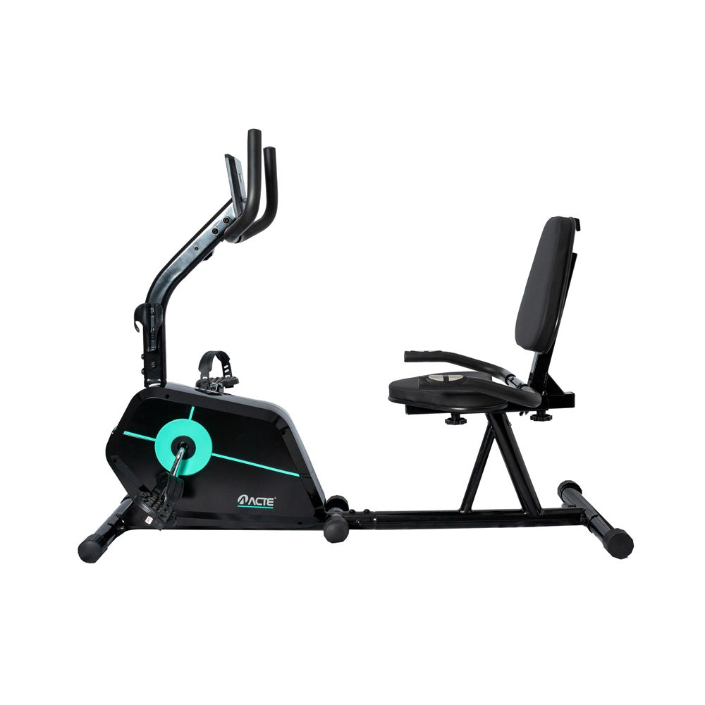 Bicicleta Ergométrica Horizontal Verde E29 Acte Sports