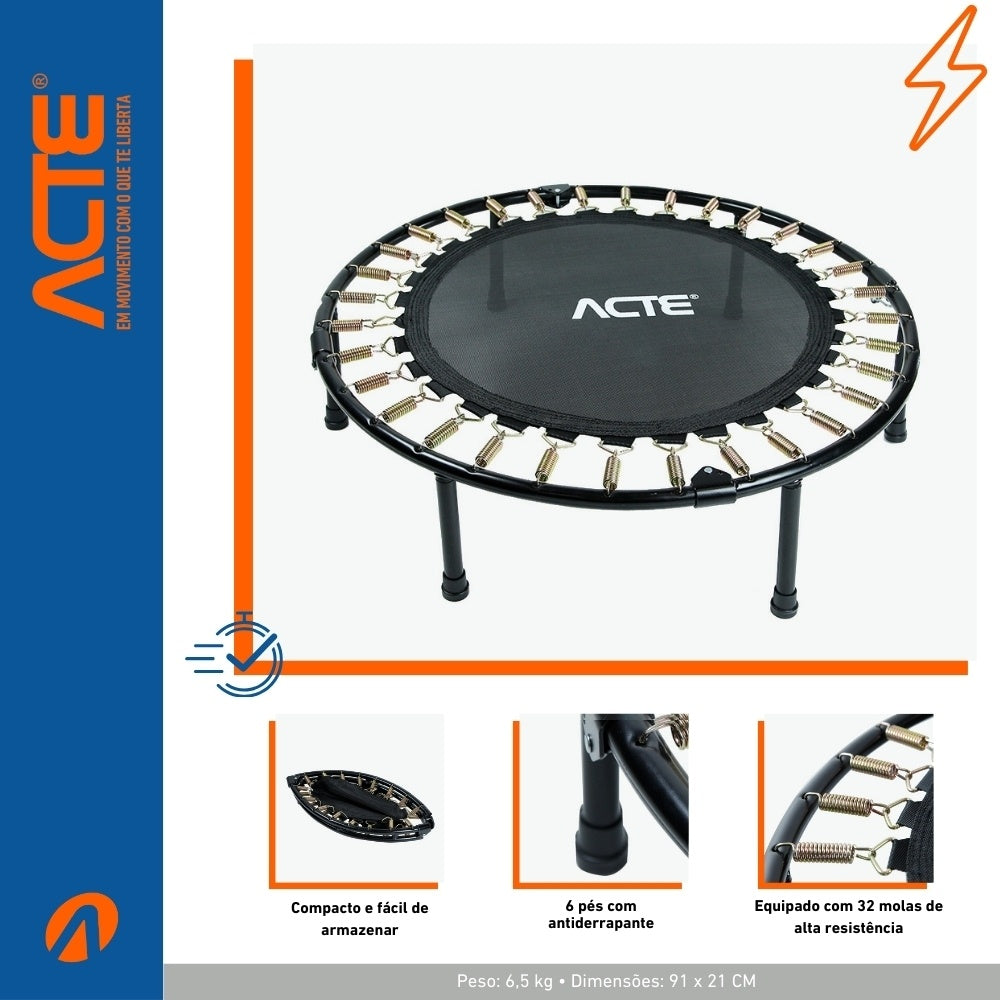 Jump Dobrável 32 Molas E39 Acte Sports
