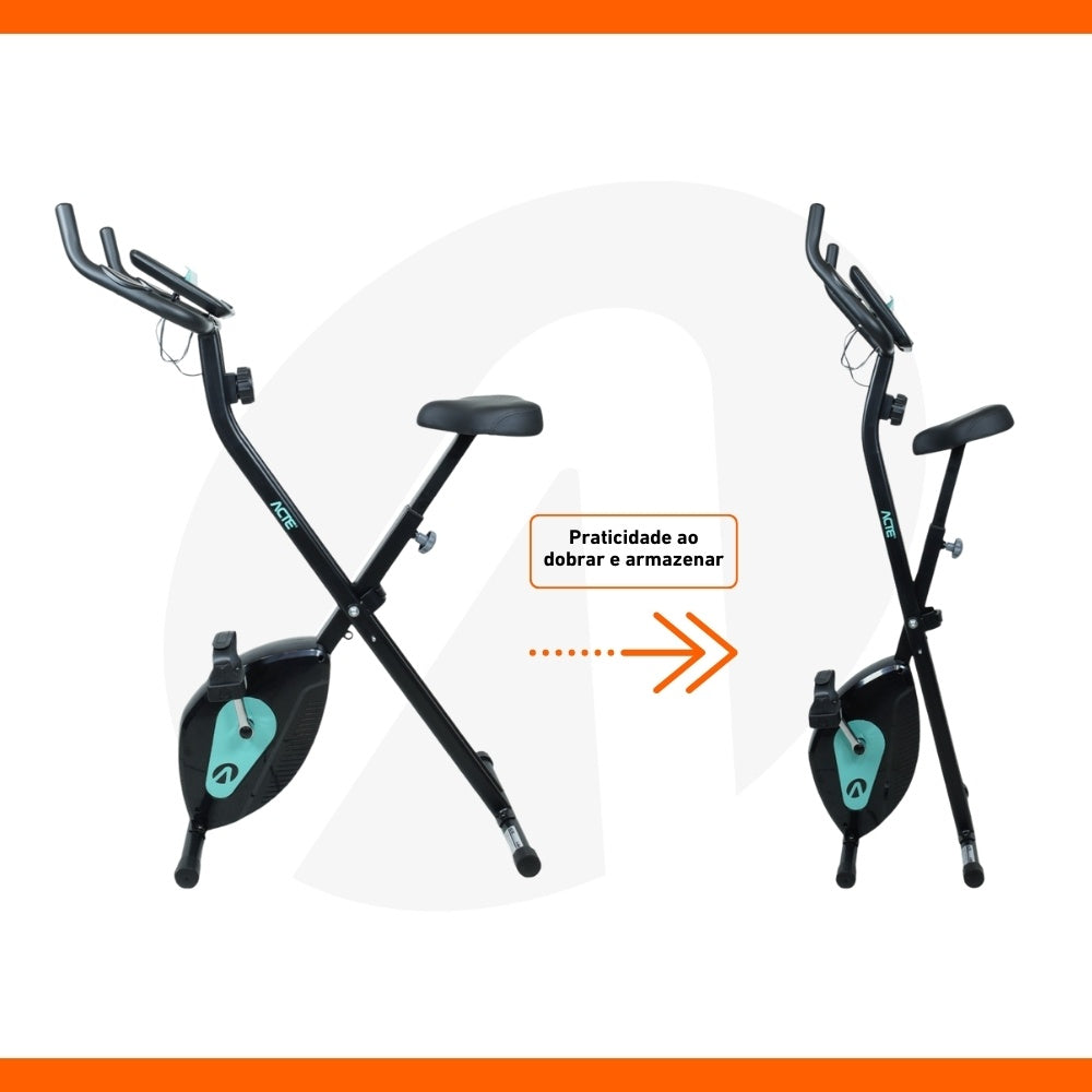 Bicicleta Ergométrica Dobrável X-Bike E43 Acte Sports