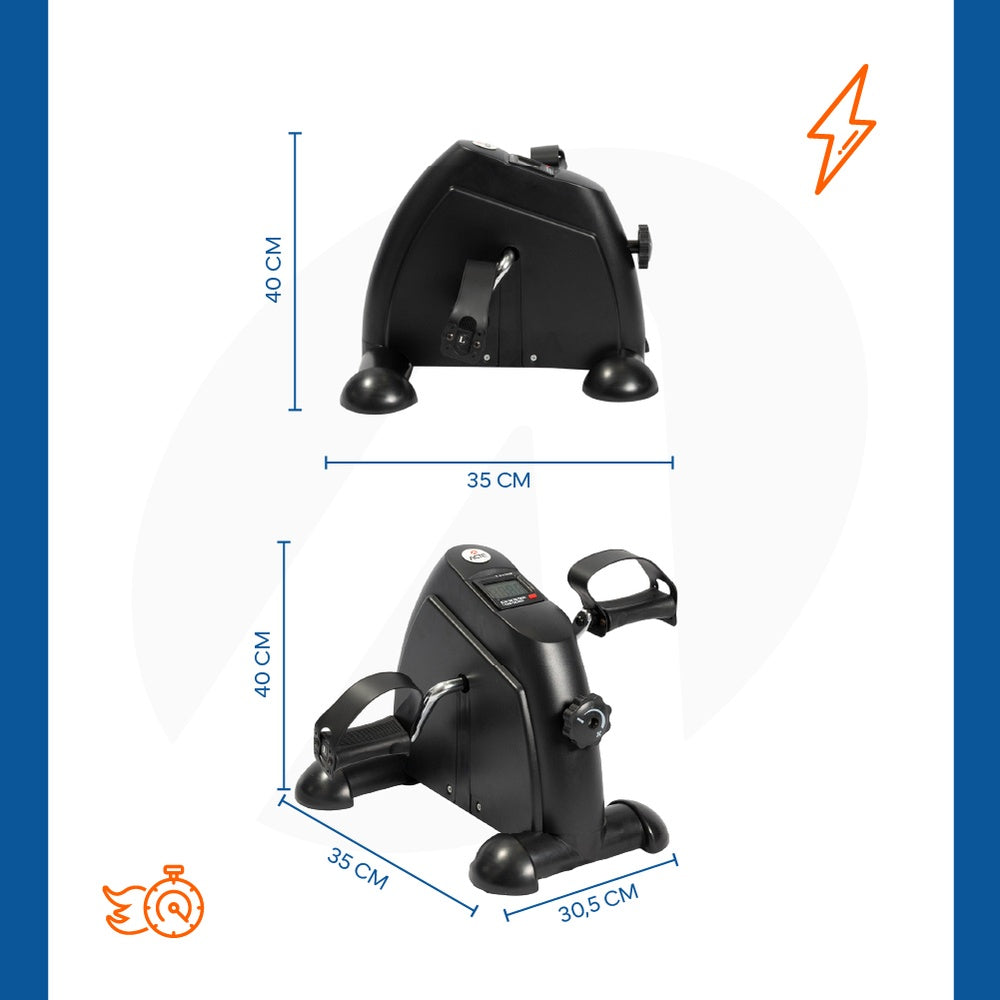Mini Bicicleta Ergométrica Preta E5 Acte Sports