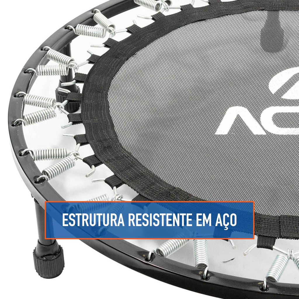 Jump Trampolim Profissional 36 Molas Preto E9 Preto Acte