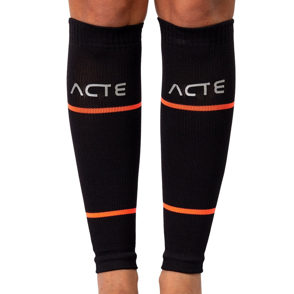 Canelito de Compressão Tam G F11-GP Preto Laranja Acte