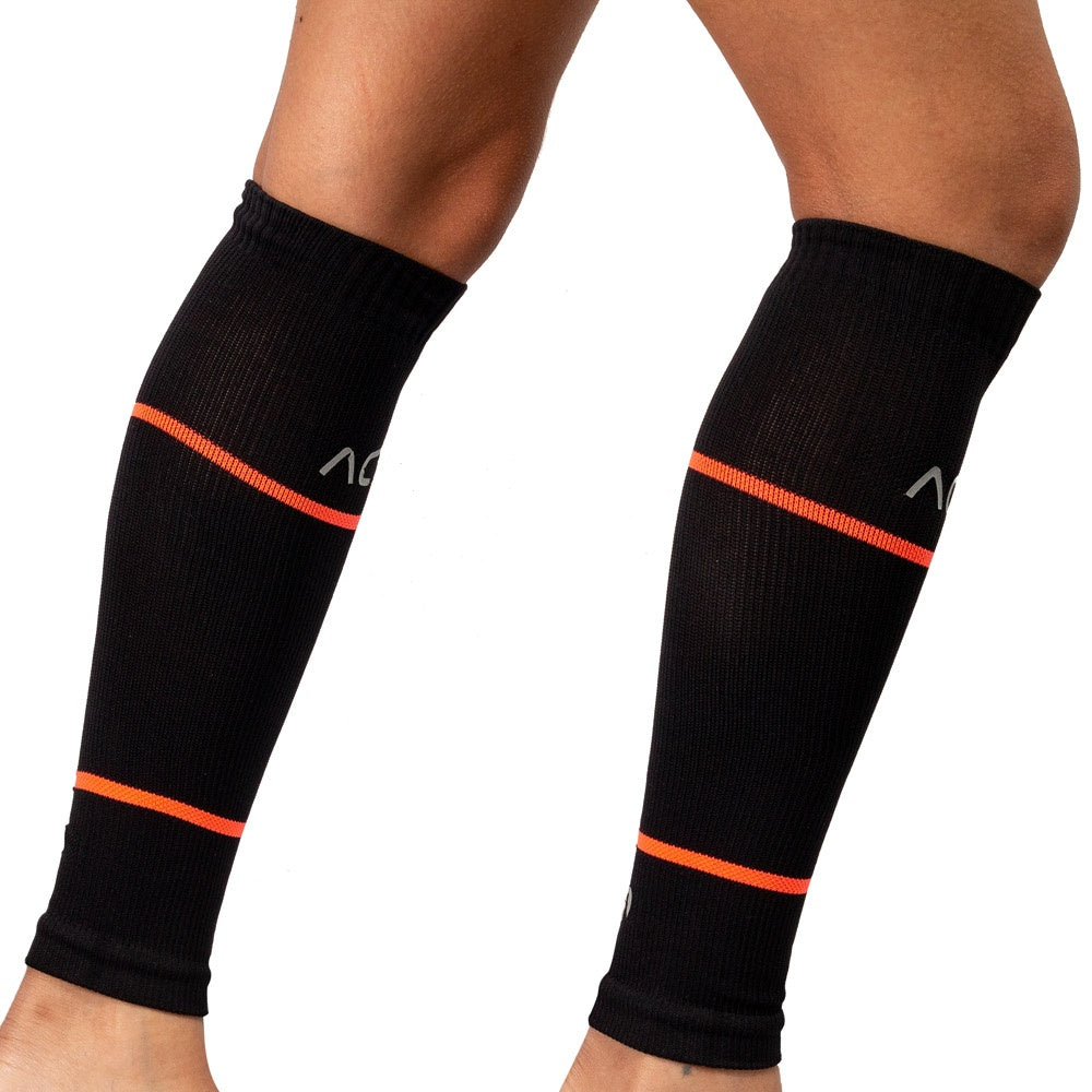 Canelito de Compressão Tam G F11-GP Preto Laranja Acte