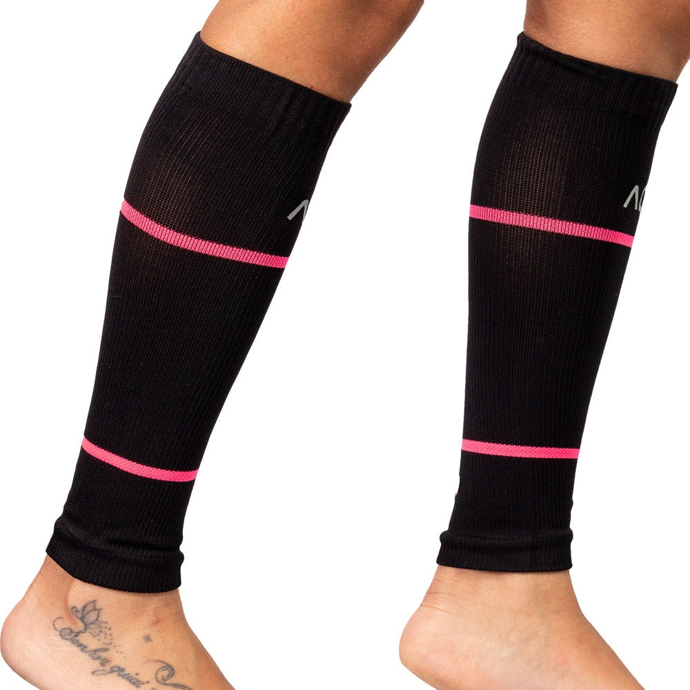 Canelito de Compressão Tam M F11-MP Preto Rosa Acte