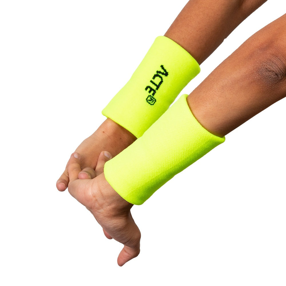 Munhequeira Tam G Algodão Elastano F12-AN Amarelo Neon Acte