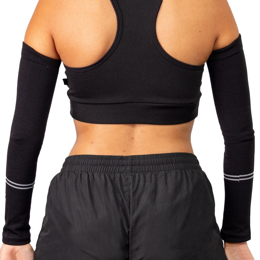 Manguito de Compressão Tam G-GG F13-PC Preto e Cinza Acte