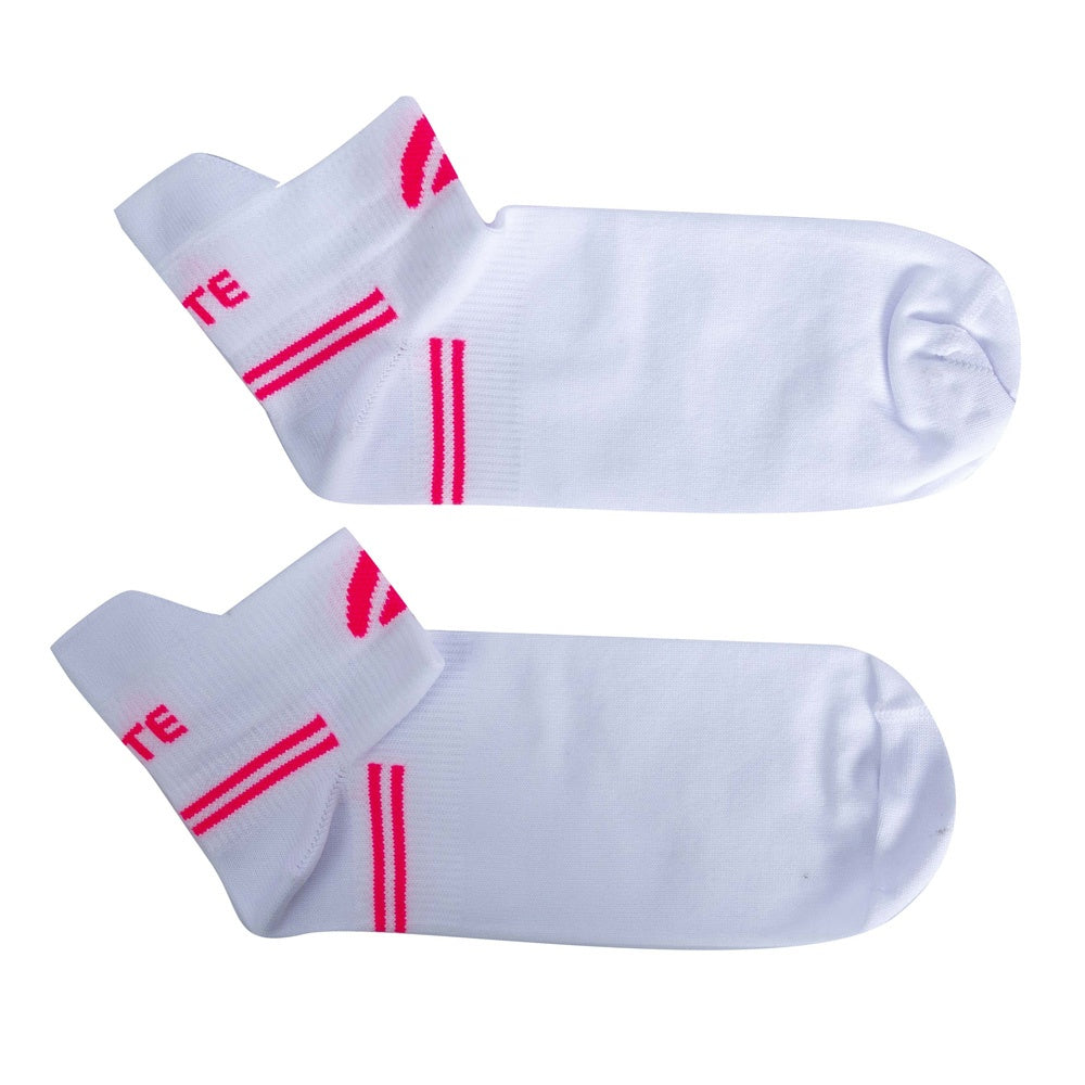 Meia de Corrida Cano Curto 33-38 F14-BR, Branco e Rosa Acte