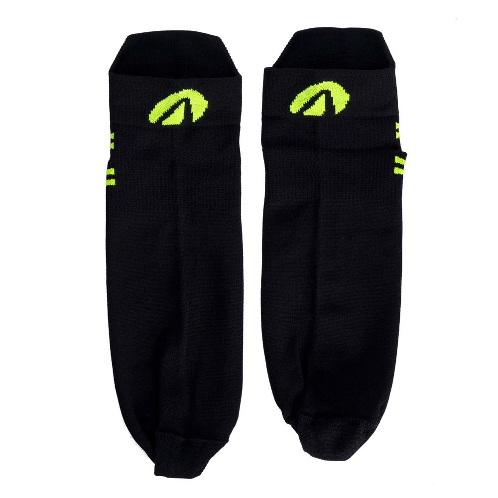 Meia de Corrida Cano Curto 39-43 F14-PV Preto e Verde Acte