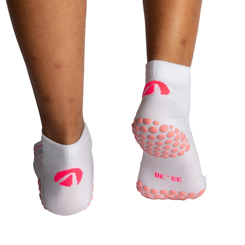 Meia de Hidroginástica 34-38 F15-BR Branco e Rosa Acte