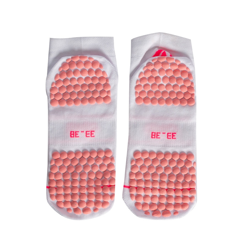 Meia de Hidroginástica 34-38 F15-BR Branco e Rosa Acte