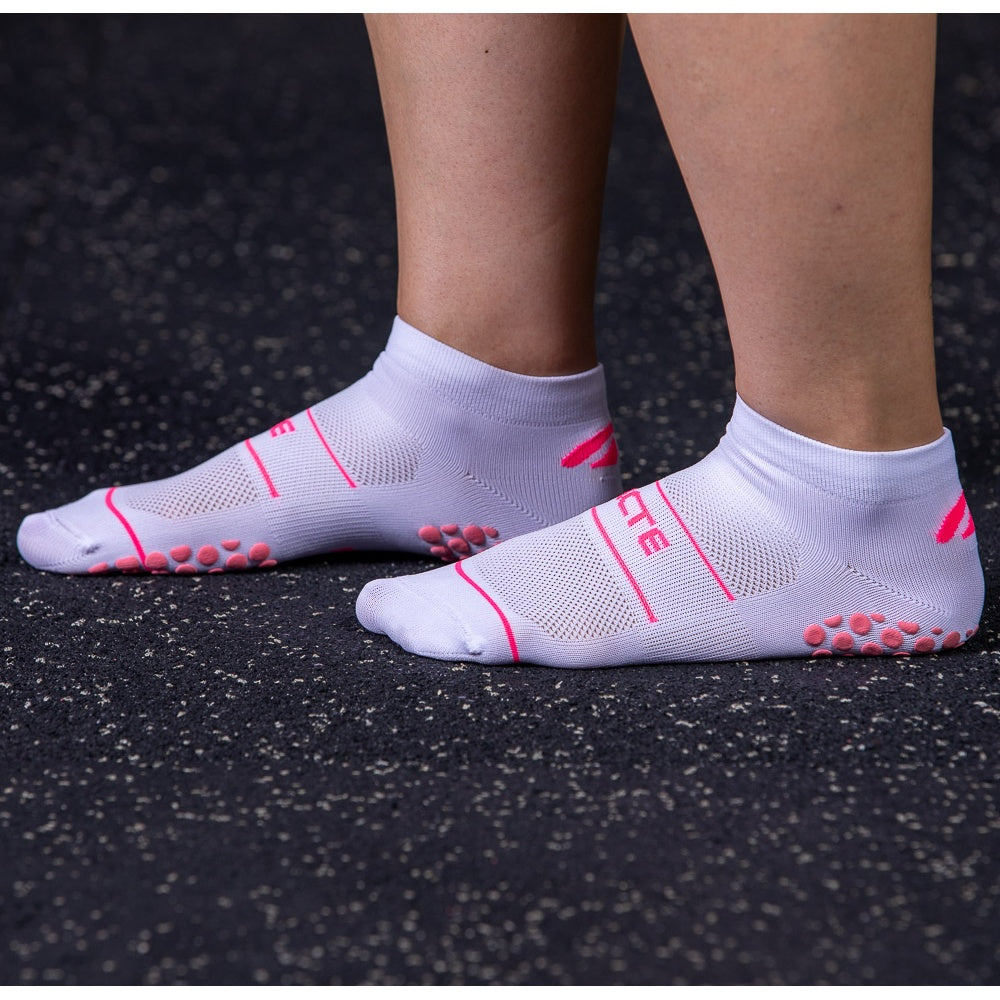 Meia de Hidroginástica 34-38 F15-BR Branco e Rosa Acte