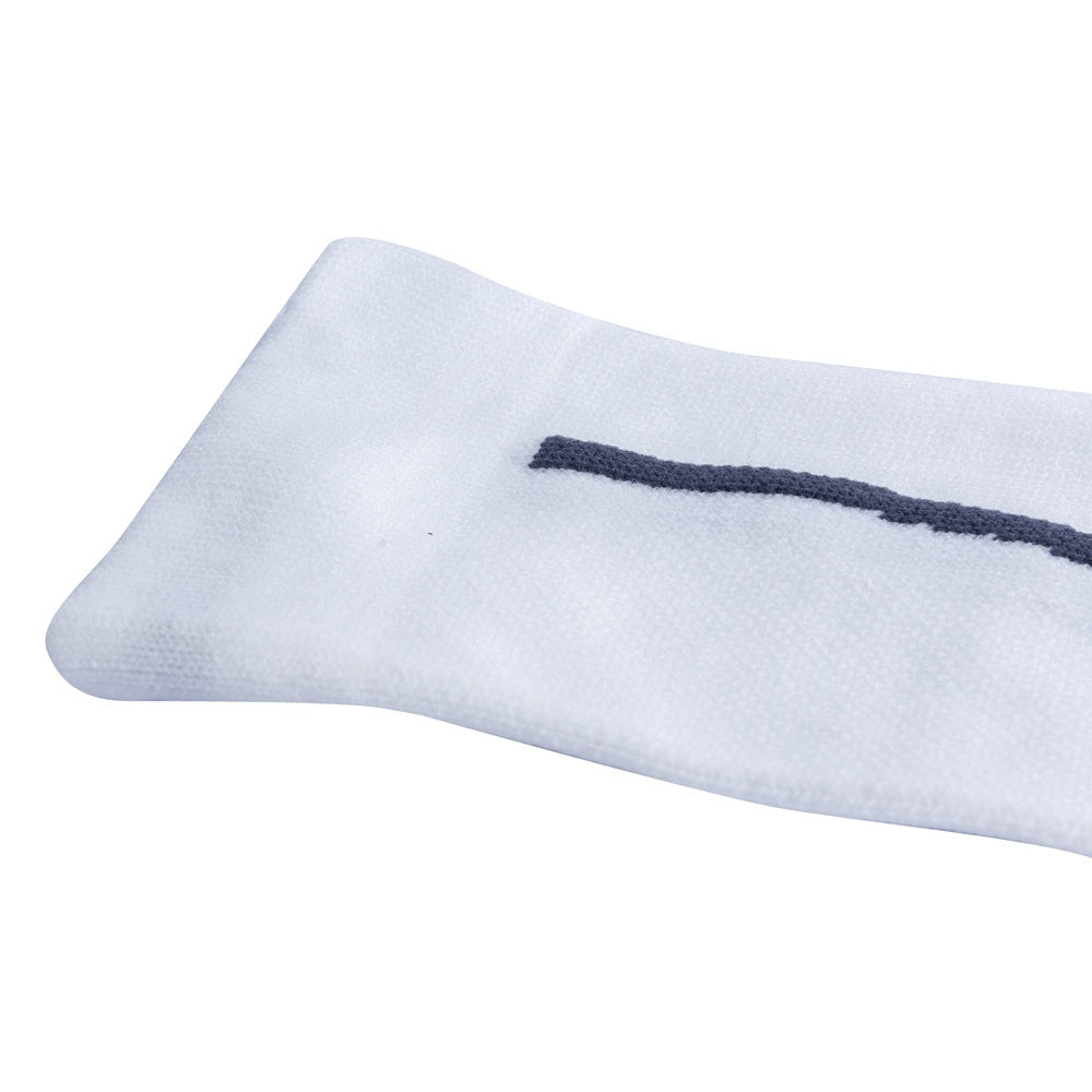 Par de Meias Compressão Algodão F2-BC Branco e Cinza Acte