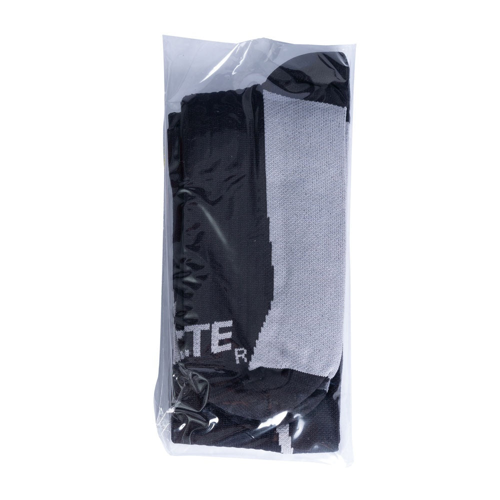 Par de Meias Compressão Algodão F2-PC Preto e Cinza Acte