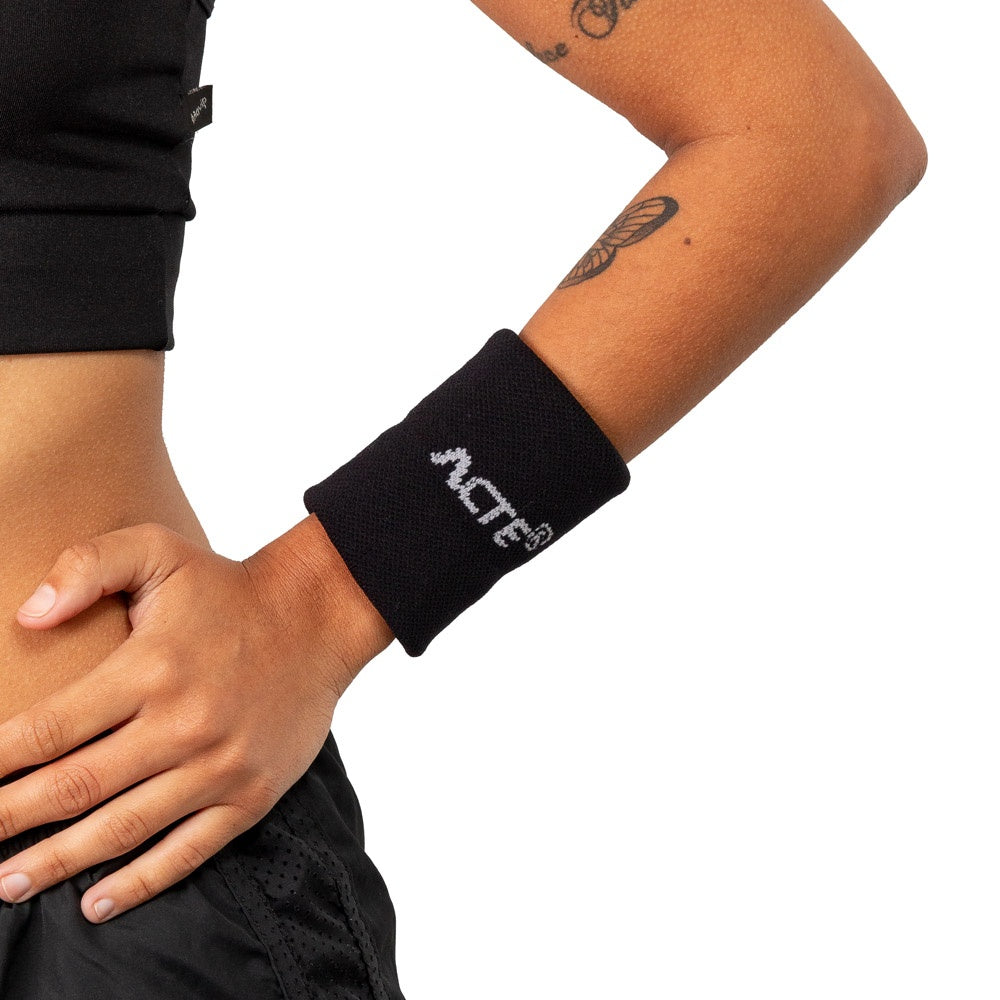 Munhequeira P 8x8 Algodão Elastano F8-P Preto e Cinza Acte