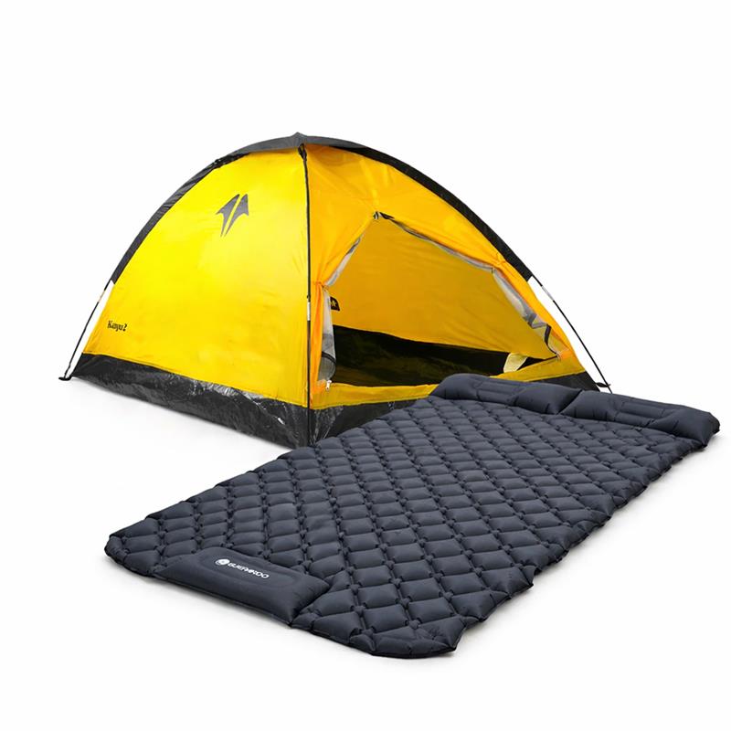 Kit Barraca NTK Kangu + Colchonete Inflável Casal Guepardo DOTT – Conforto e Praticidade para Suas Aventuras