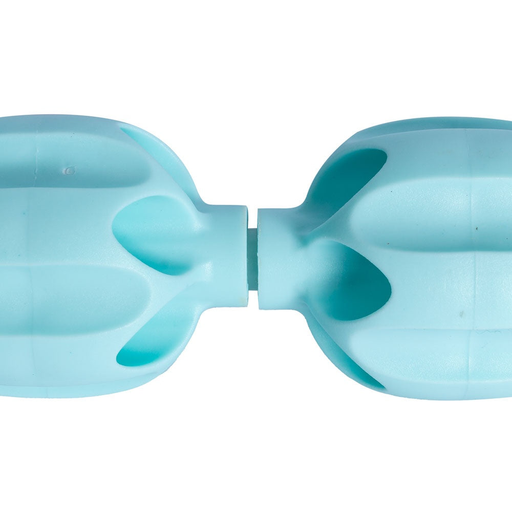 Rolo Massageador Manual Duplo PP R22 Azul Claro e Cinza Acte