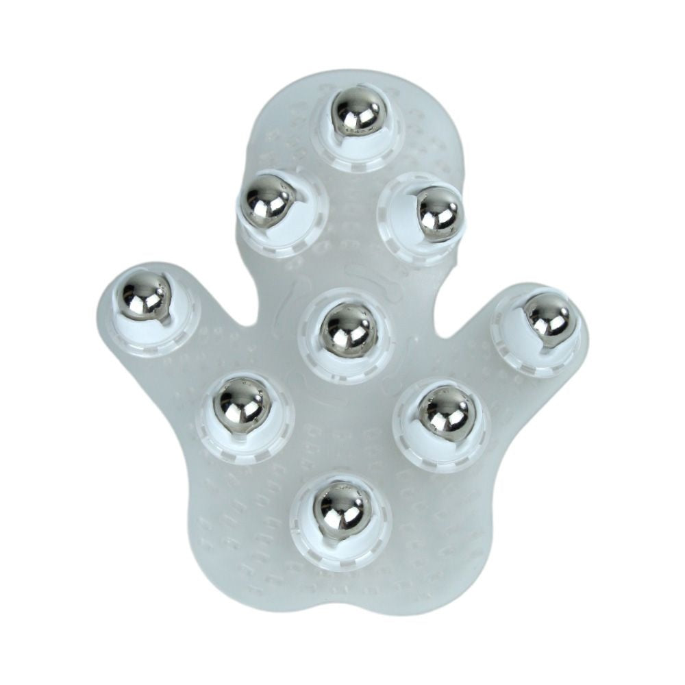 Luva Massageadora Corporal Com Esferas Transparente R23-T Acte