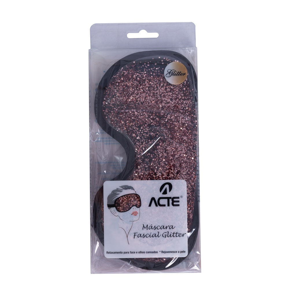 Máscara Fascial Glitter Rosa R28-R Acte Sports