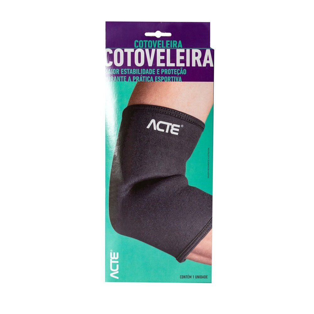 Cotoveleira Unitaria Tam G R37-G Preta Acte Sports