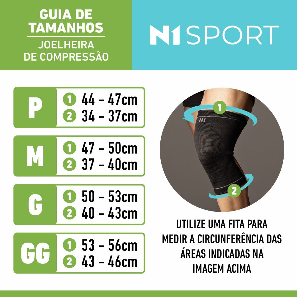 Joelheira de Compressão Knit 3D - GG