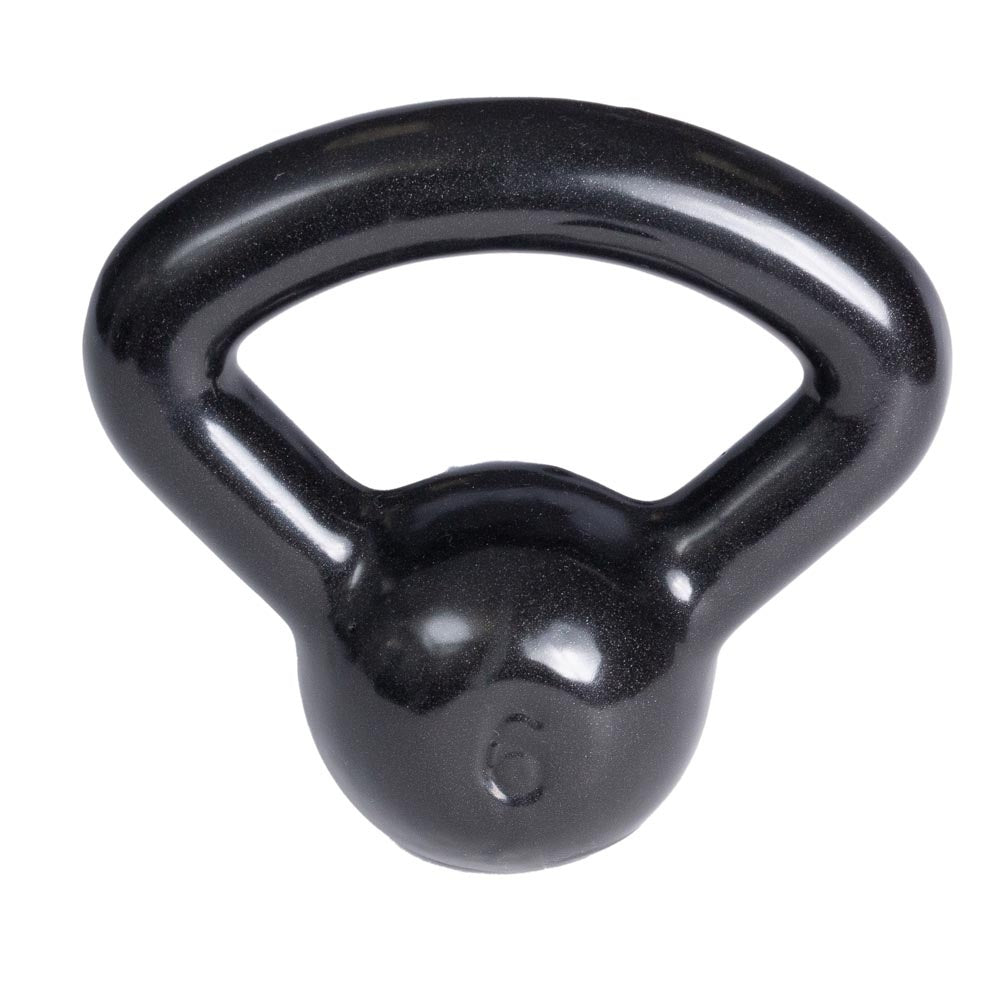 Kettlebell Emborrachado Preto 6Kg S12 Acte Sports
