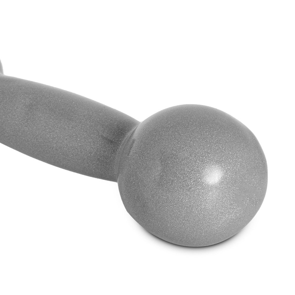 Halter Emborrachado 1Kg Ferro Fundido PVC S1 Cinza Acte