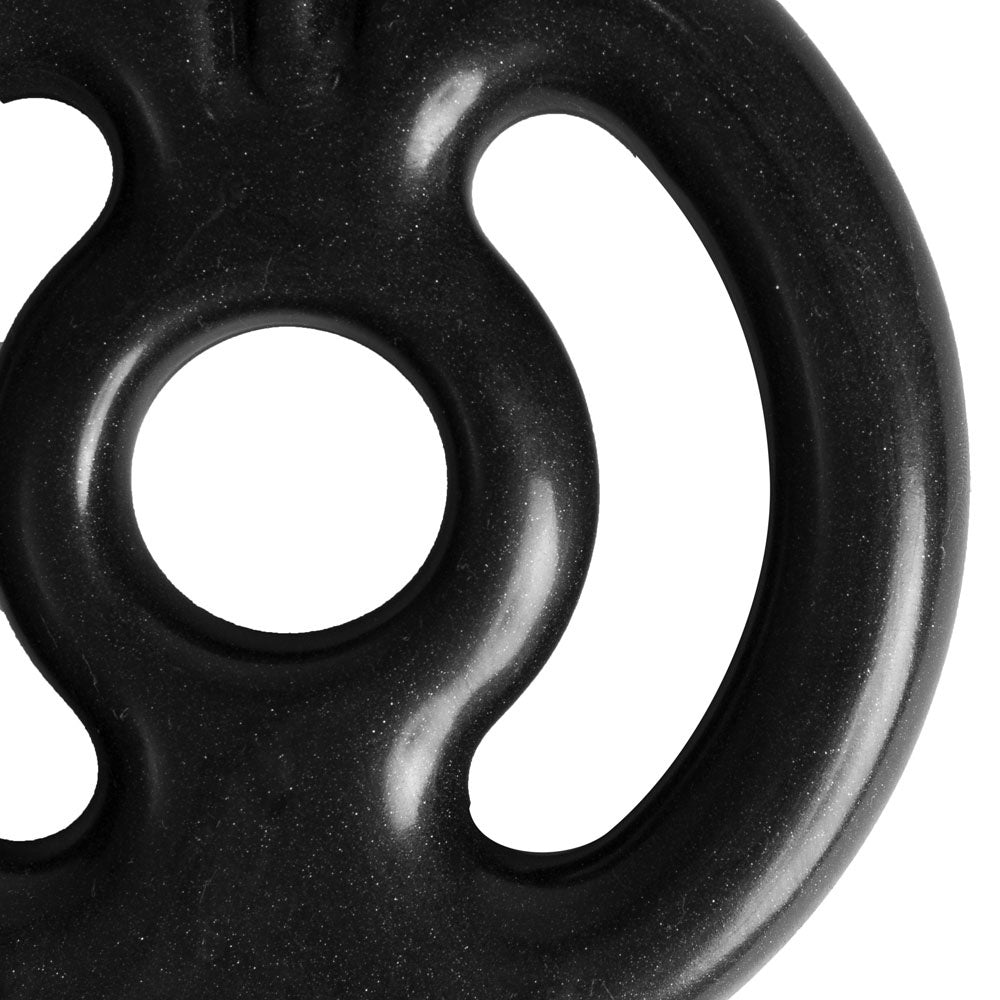 Anilha Emborrachada 1Kg Ferro Fundido PVC S23 Preto Acte