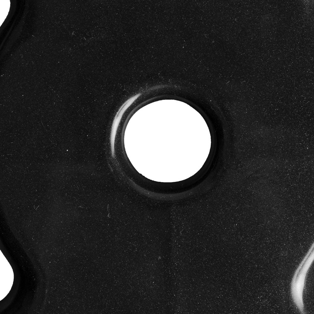 Anilha Emborrachada 10Kg Ferro Fundido PVC S26 Preto Acte