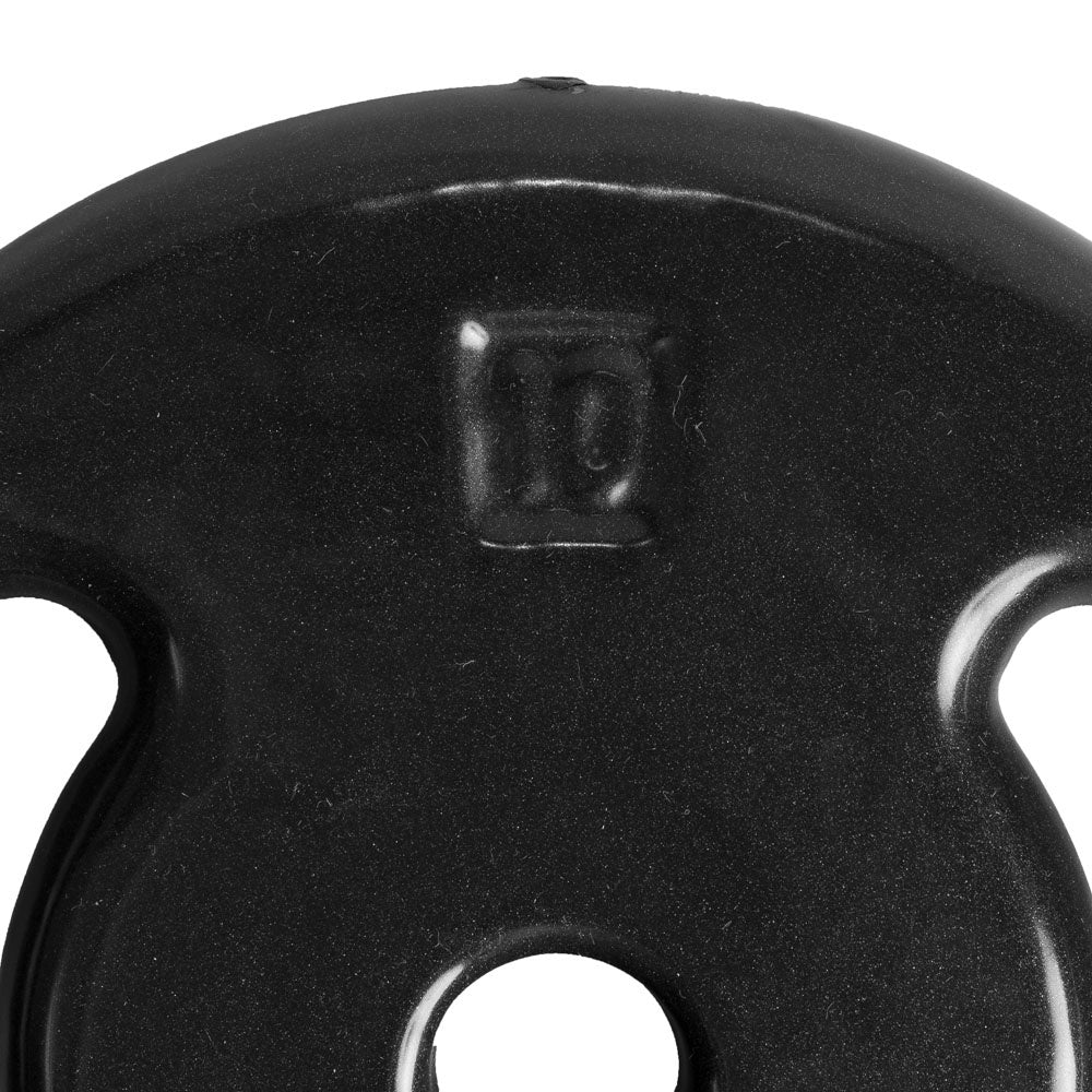 Anilha Emborrachada 10Kg Ferro Fundido PVC S26 Preto Acte