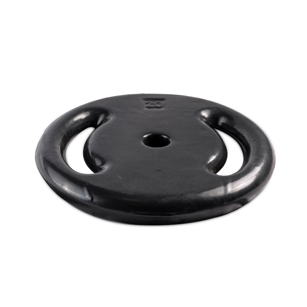 Anilha Emborrachada 20Kg Ferro Fundido PVC S27 Preto Acte