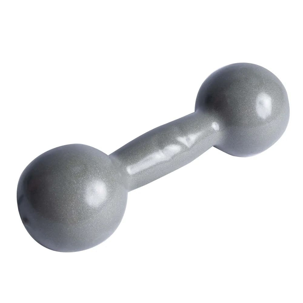 Halter 2 kg Emborrachado S2 ACTE Cor:Cinza