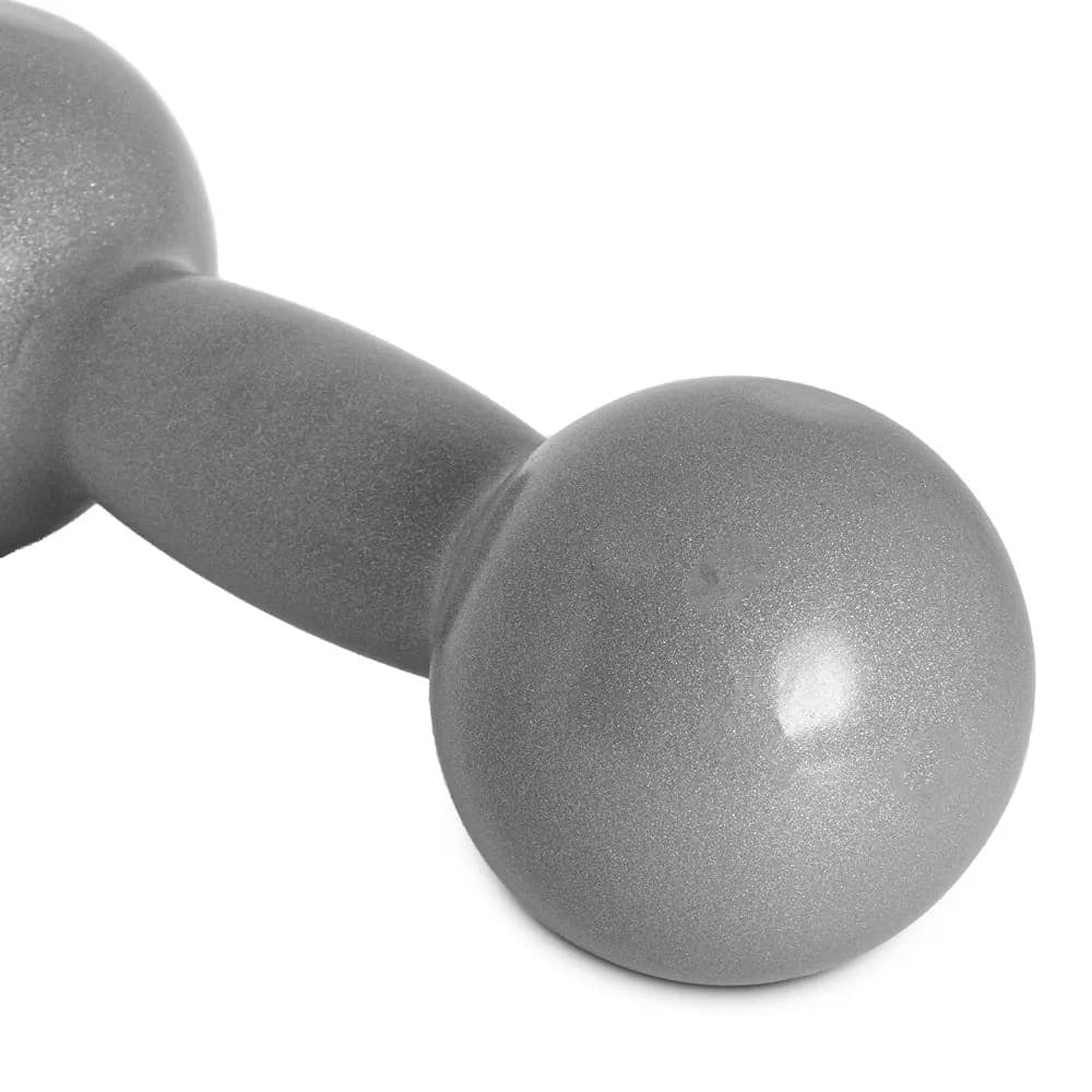 Halter 2 kg Emborrachado S2 ACTE Cor:Cinza