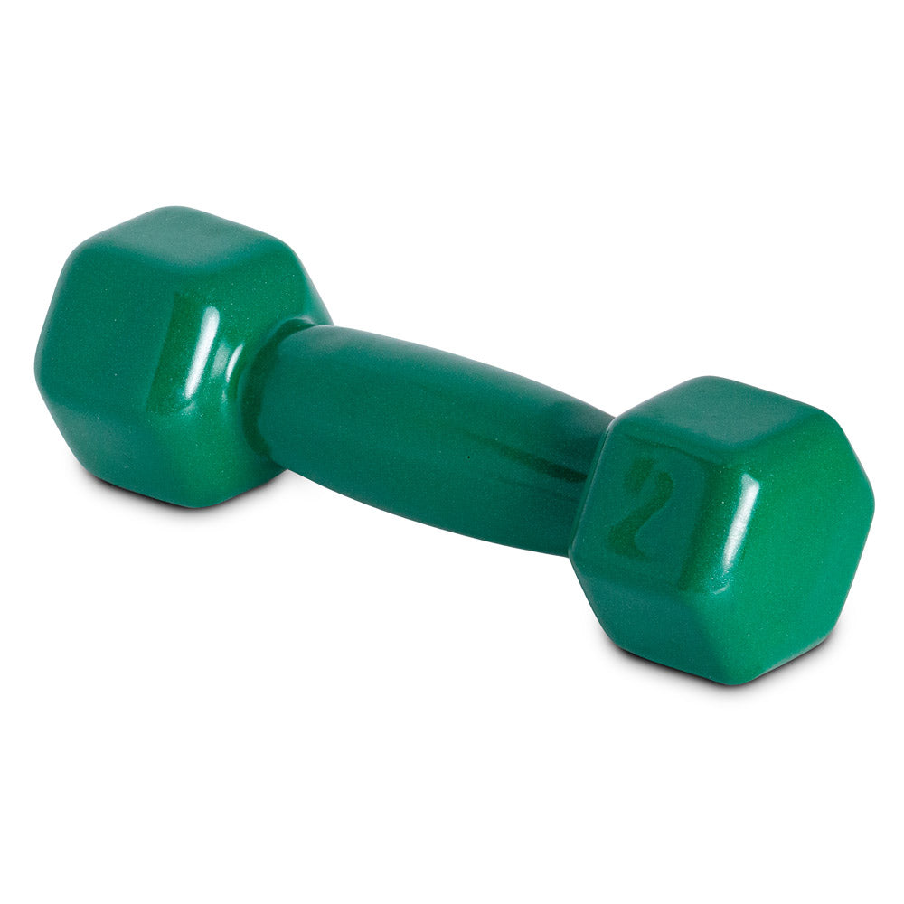 Halter Sextavado Emborrachado 2kg Ferro PVC S57 Verde Acte
