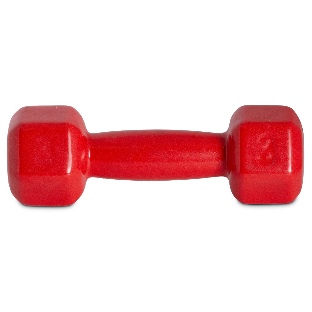 Halter Sextavado Emborrachado 3kg Ferro S58 Vermelho Acte