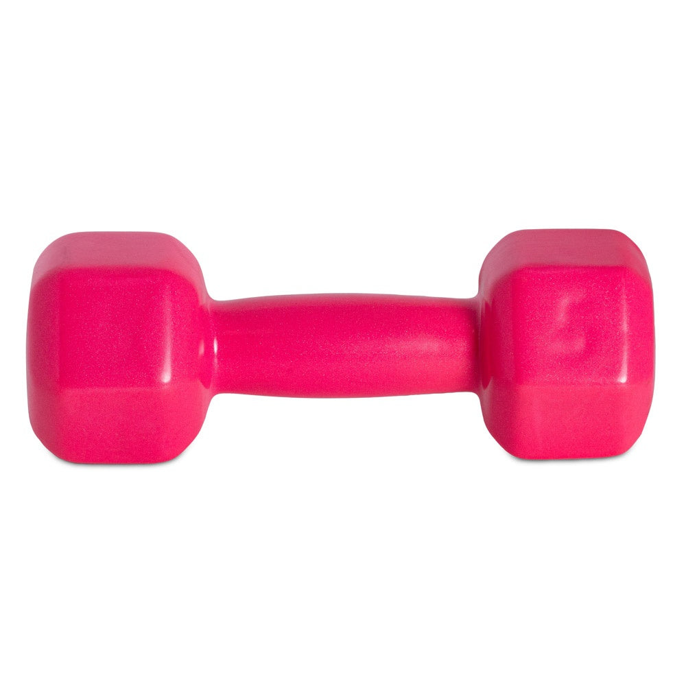 Halter Sextavado Emborrachado 5Kg Ferro PVC Rosa S60-R Acte