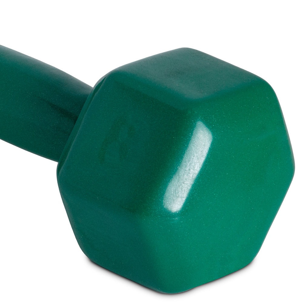 Halter Sextavado Emborrachado 8Kg Ferro PVC Verde S63 Acte