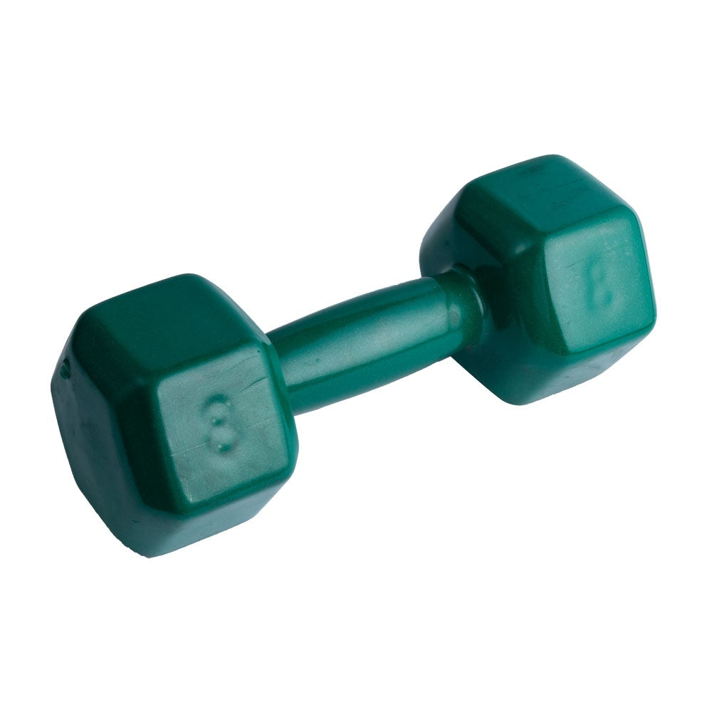 Halter Sextavado Emborrachado 8Kg Ferro PVC Verde S63 Acte