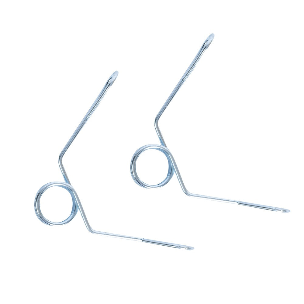 Par de Presilhas Espiral Barra Oca S82 Cromado Acte