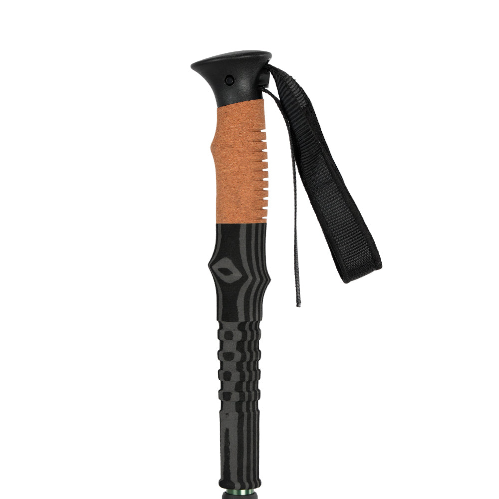 Bastão de Caminhada 115cm - 135cm, Trava Rápida e Manopla de Cortiça Actos Azteq