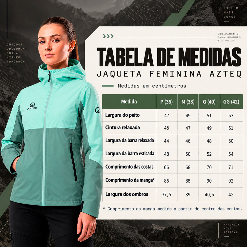 Jaqueta Anorak Feminina Impermeável ATZI 5.000mm AZTEQ