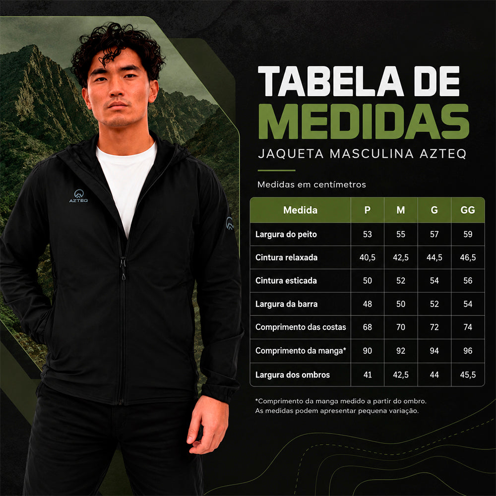 Jaqueta Masculina Trail Tenoch AZTEQ