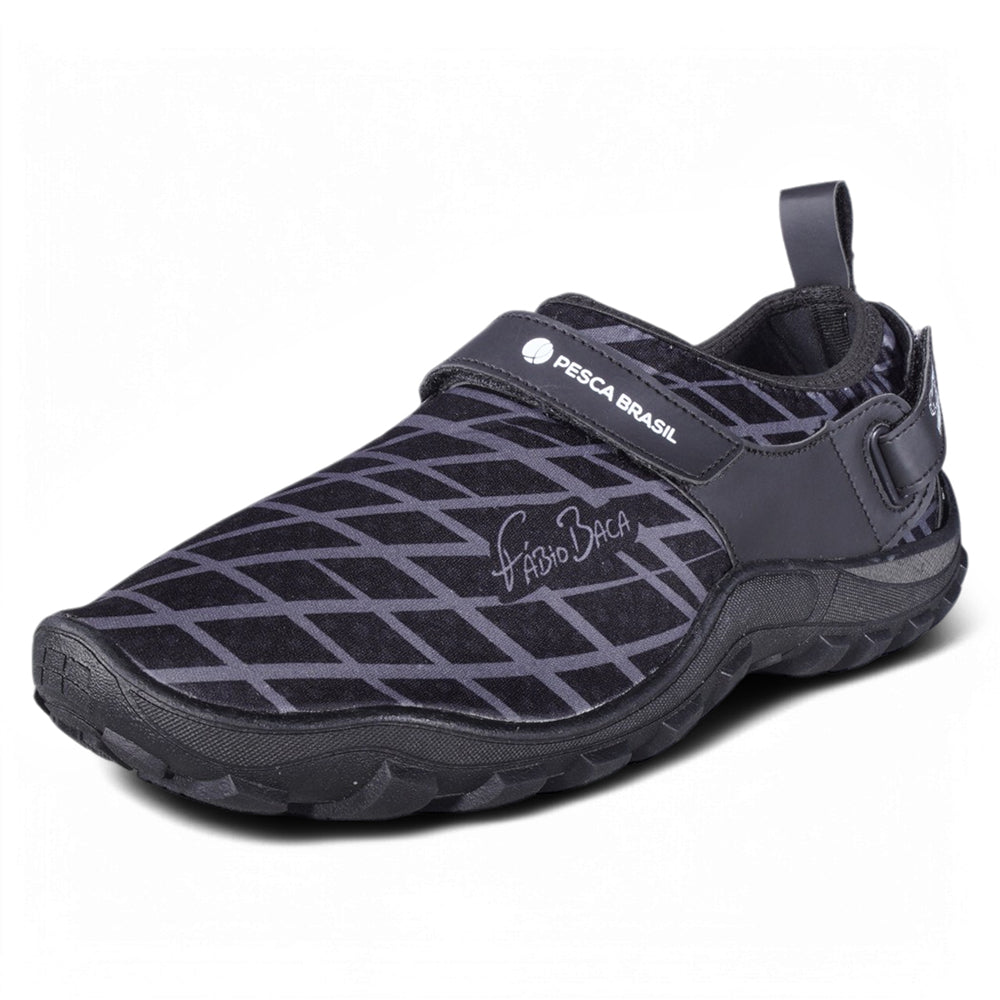 Sapatilha Aquática 28-44 Fábio Baca Antiderrapante em Neoprene com Drenagem Rápida Pesca Brasil