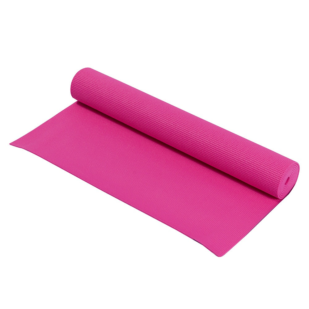 Tapete Yoga Mat Antiderrapante PVC Indoor T10-R Rosa Acte - ACTE