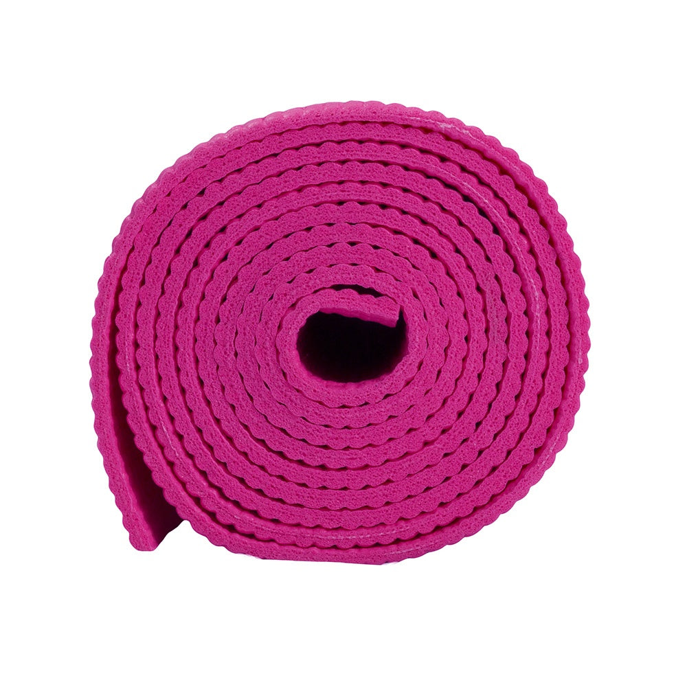 Tapete Yoga Mat Antiderrapante PVC Indoor T10-R Rosa Acte