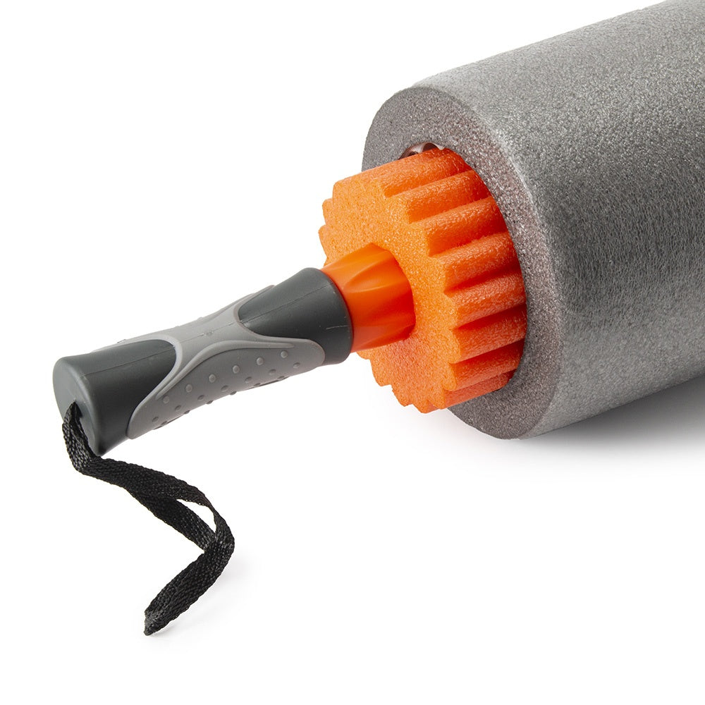 Rolo de Massagem 3 em 1 PVC EVA T115 Laranja e Cinza Acte