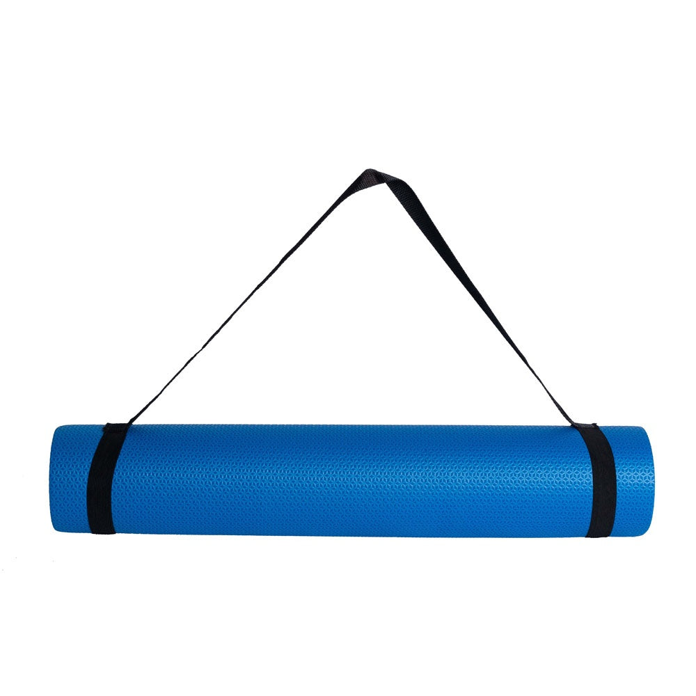 Acte, Tapete Yoga Mat Antiderrapante EVA para Treinos e Exercícios Indoor T11NA, Azul