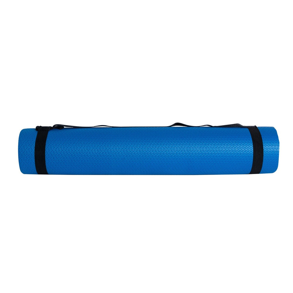 Acte, Tapete Yoga Mat Antiderrapante EVA para Treinos e Exercícios Indoor T11NA, Azul
