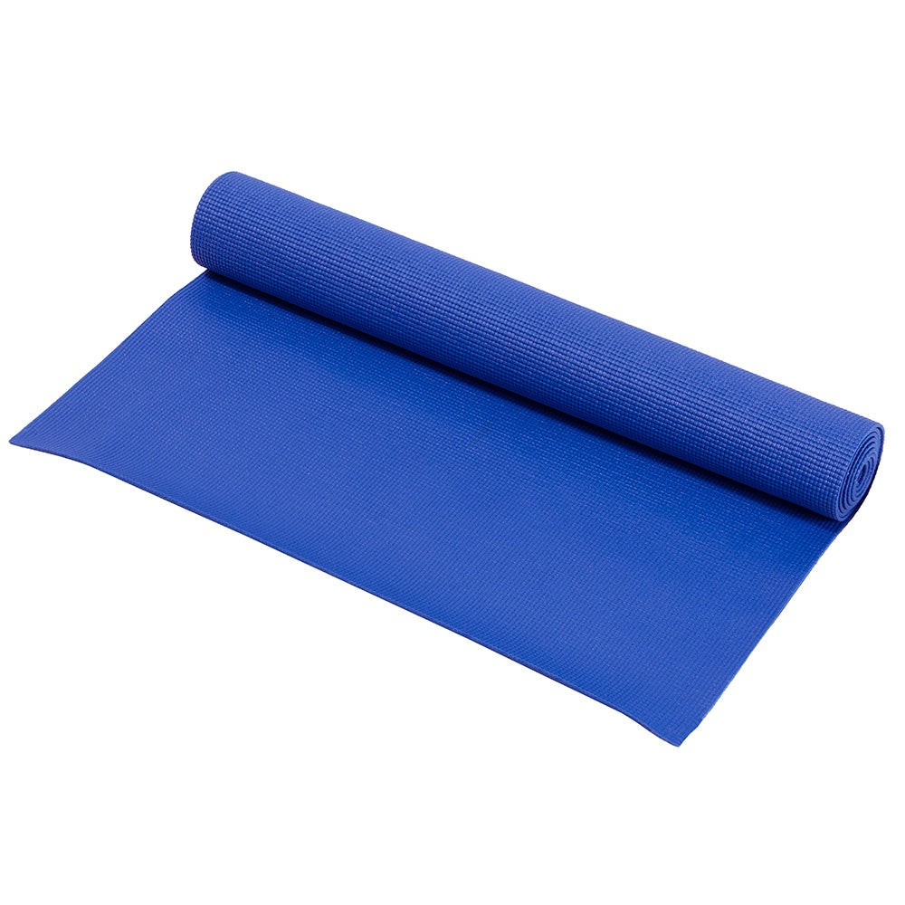 Tapete Yoga Mat Antiderrapante PVC Indoor T11 Azul Acte