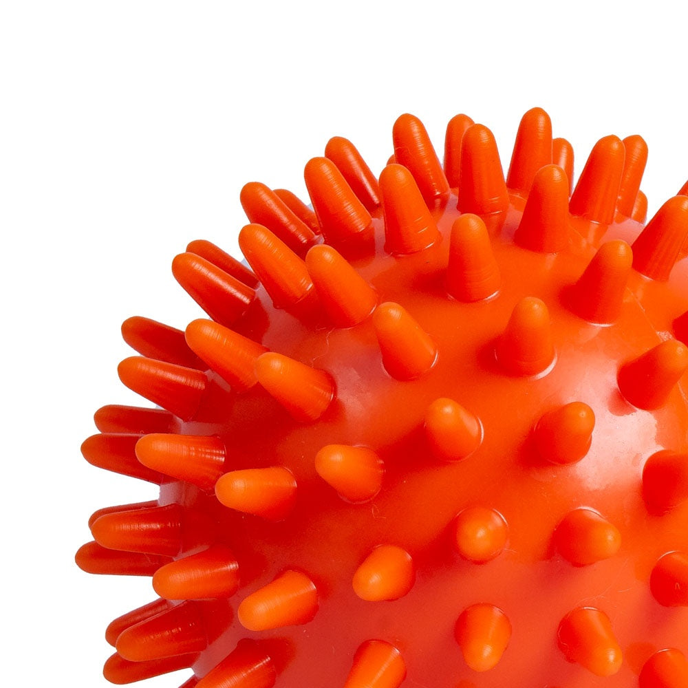 Par de Bolas Massagem PVC T126 Cinza e Laranja Acte