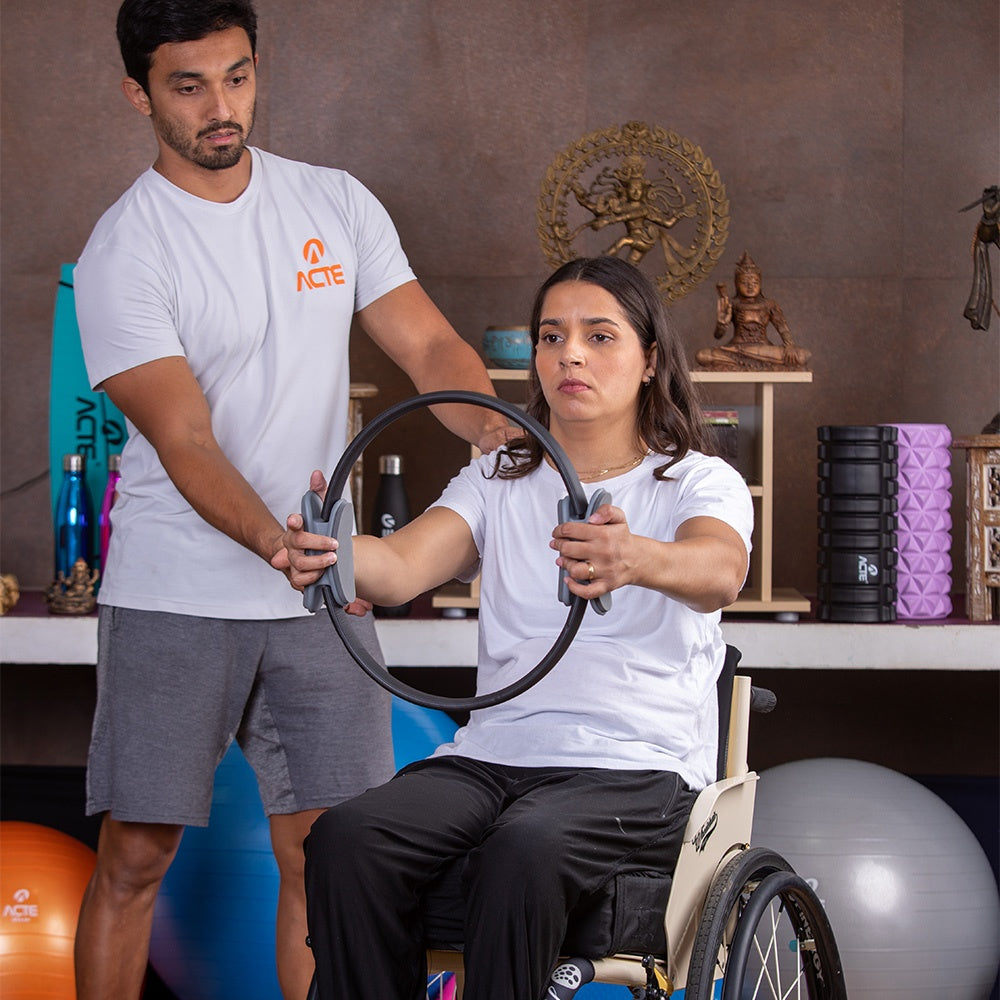 Anel de Pilates Cinza T12 Acte Sports